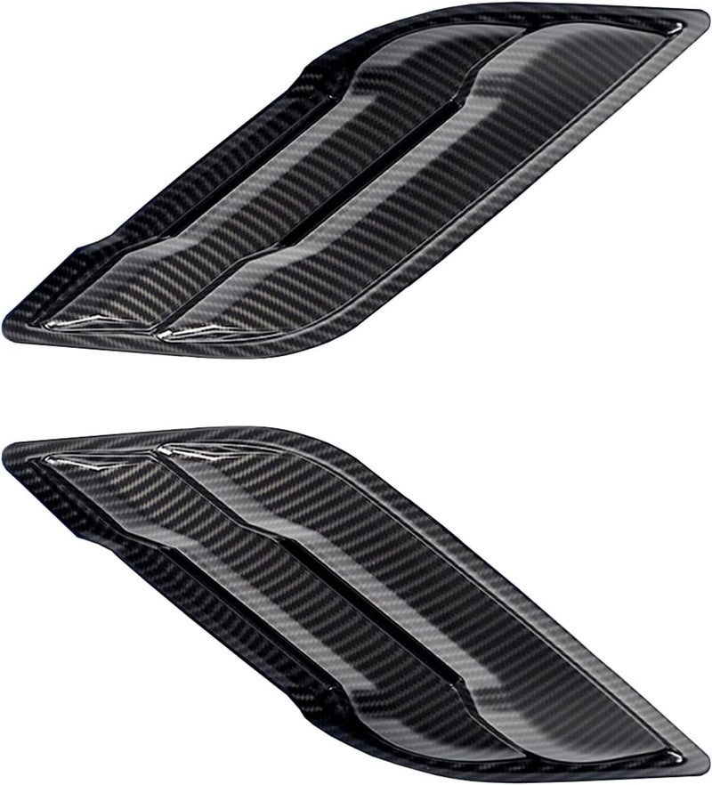 Keptrim for F-150 Raptor ABS Carbon Fiber Front Fender Air Outlet Vent Cover Trim for Ford F150 2015-2020, 2pcs - Image 5